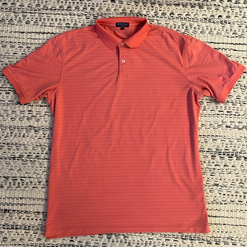 Peter Millar drum performance jersey polo